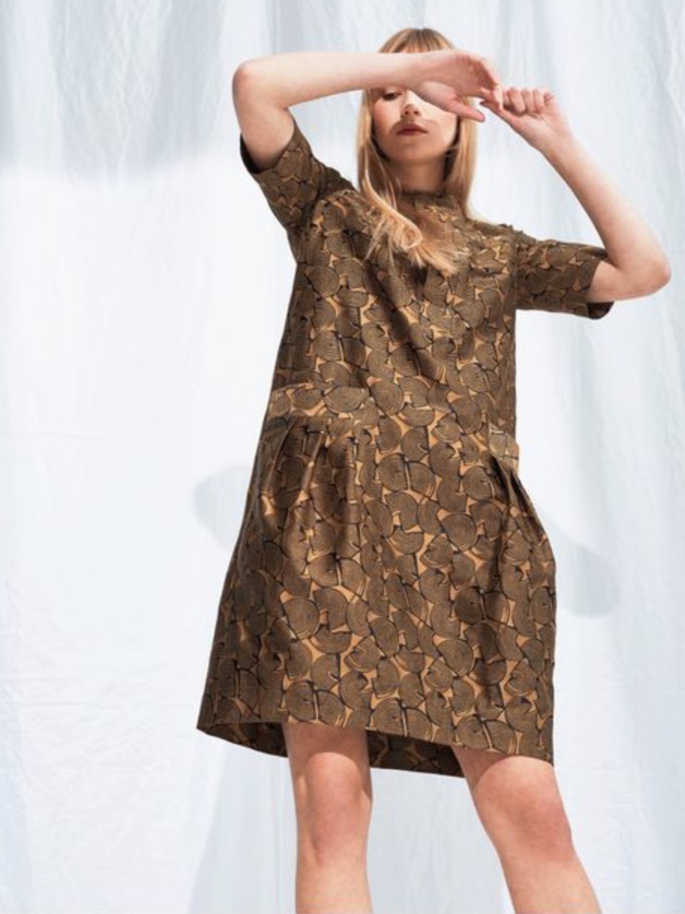 COMRAGS Moon Jacquard ‘Lagos’ Dress Size Medium